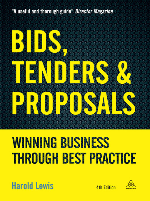 Title details for Bids, Tenders and Proposals by Harold Lewis - Available